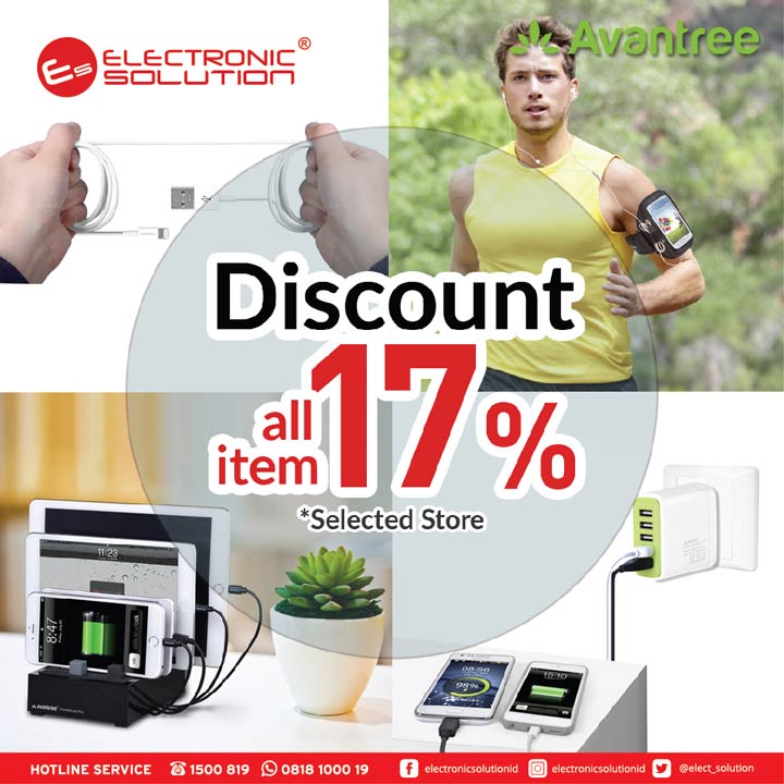  Discount 17% for Avantree Product at Electronic Solution August 2017