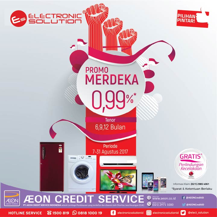  Promosi AEON Credit Service Dari Electronic Solution Agustus 2017