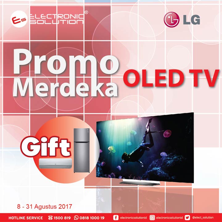  Promosi Merdeka TV LG di Electronic Solution Agustus 2017
