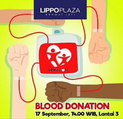  Donor Darah di Lippo Plaza Kramatjati September 2017