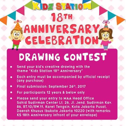  Drawing Contest di Kidz Station September 2017