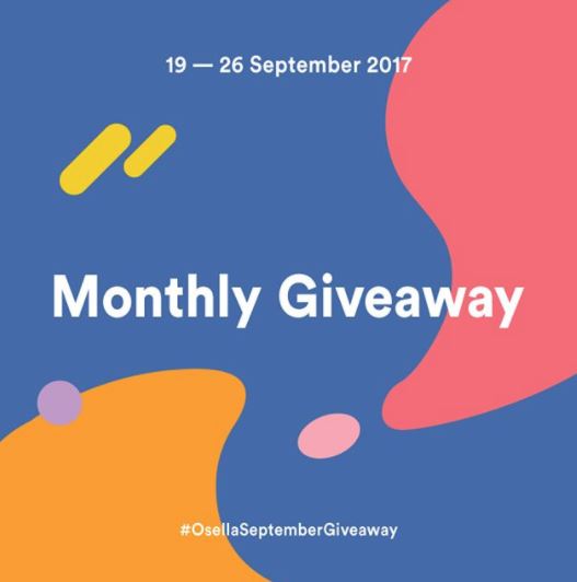  Monthly Giveaway from Osella September 2017