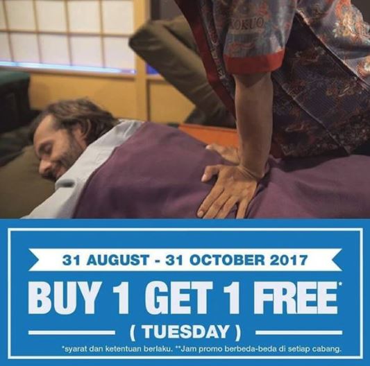  Buy 1 Get 1 Free from Kokuo Reflexology September 2017