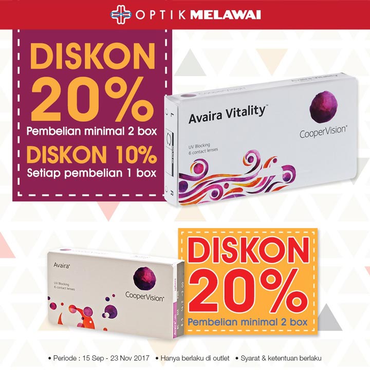  Discount 20% from Optik Melawai September 2017