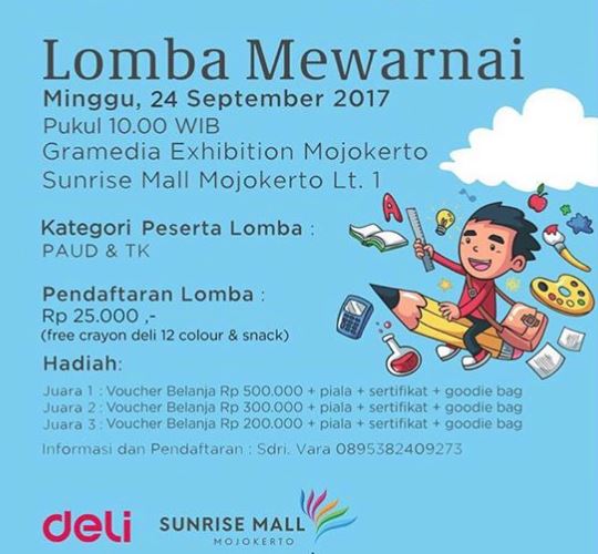  Lomba Mewarnai di Sunrise Mall September 2017