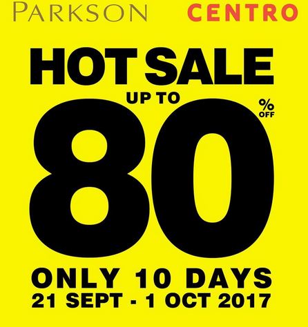  Hot Sale Up to 80% at Resinda Park Mall September 2017