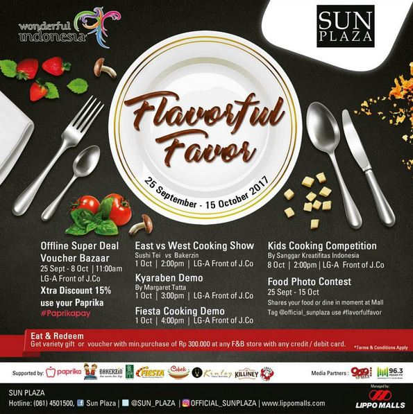  Event Flavorful Favour at Sun Plaza September 2017
