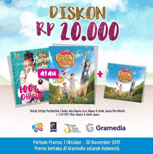 Discount 20% from Gramedia