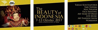  The Beauty Of Indonesia 2017 di Level 21 Mall Oktober 2017