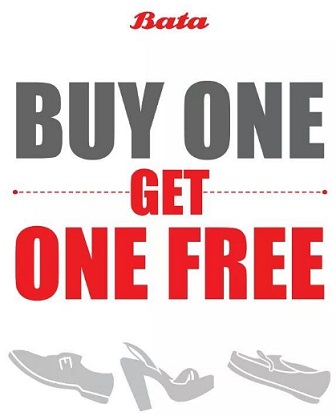  Promo Buy 1 Get 1 Free from Bata October 2017