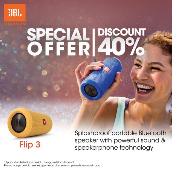  Discount 40% from JBL October 2017