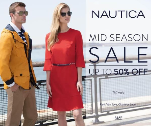  Mid Season Sale dari Nautica Oktober 2017