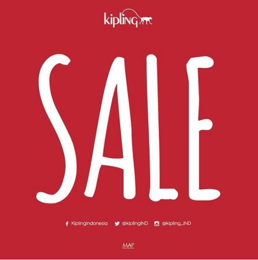  Mid Season Sale hingga 50% dari Kipling Oktober 2017