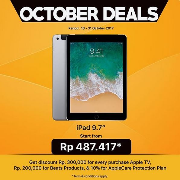 iPad Promotion at Global Apple October 2017