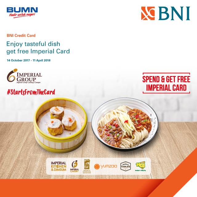  Free Imperial Card from Imperial Group October 2017