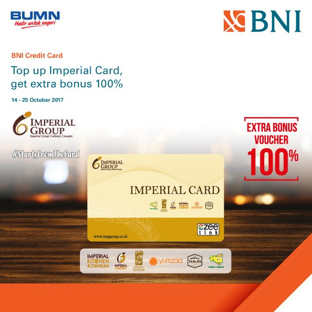  Extra Bonus Voucher from Imperial Group October 2017