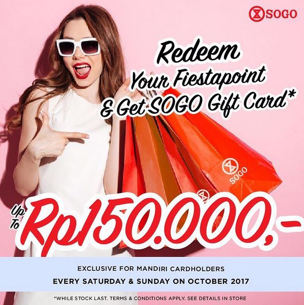  Get Sogo Gift Card at Sogo October 2017