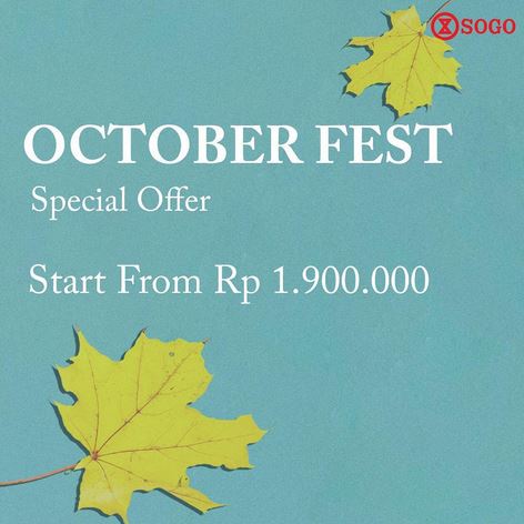  Special Price at Sogo October 2017