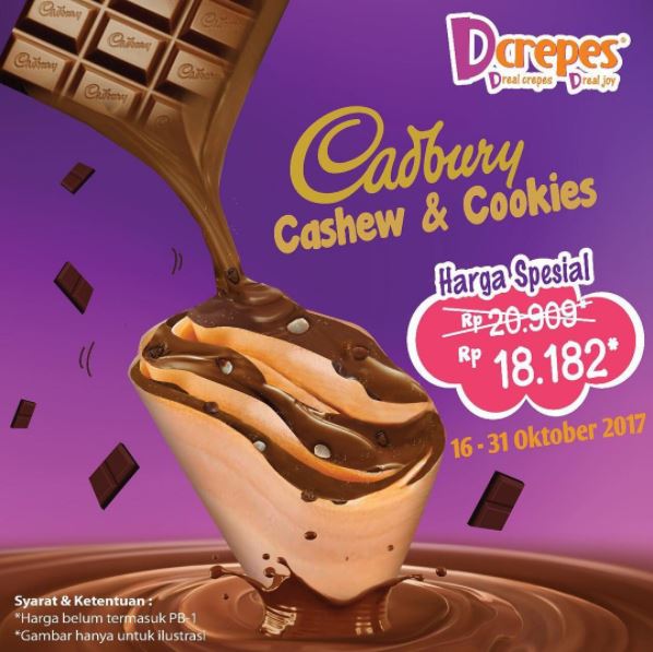  Special Price Promotion from D'Crepes October 2017