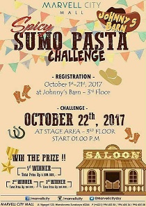  Spicy Sumo Pasta Challenge at Marvell City October 2017