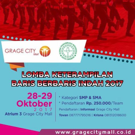  Marching Line Skills Competition 2017 in Grage City Indah Mall October 2017