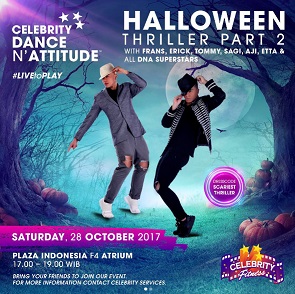  Halloween Thriller Part 2 at Celebrity Fitness Plaza Indonesia October 2017