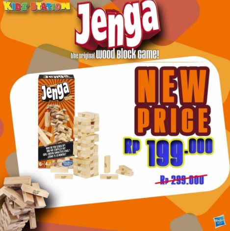  Jenga Special Price Promotion at Kidz Station October 2017