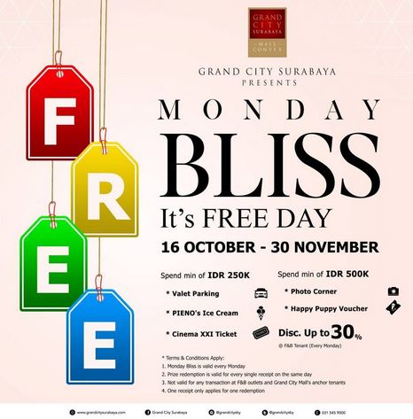 Monday Bliss at Grand City Surabaya October 2017