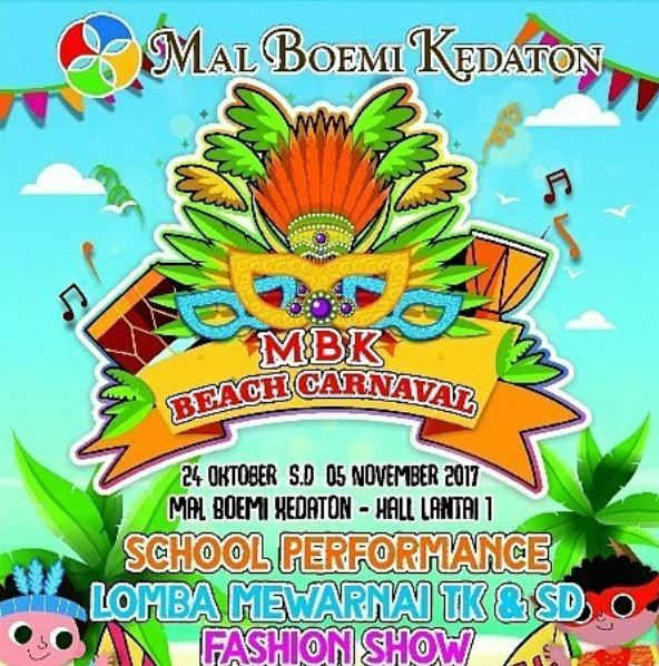  MBK Beach Festival di Mal Boemi Kedaton Oktober 2017