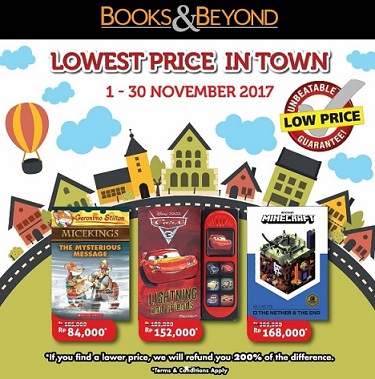  Lowest Price Promo at Books & Beyond November 2017