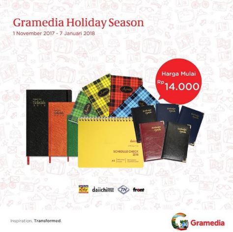  Promotion Gramedia Holiday Season November 2017