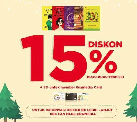  Discount 15% for Book from Gramedia November 2017