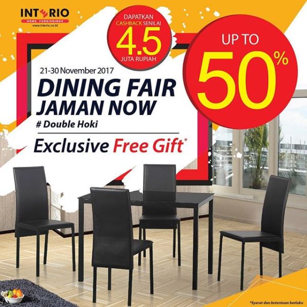  Discount Up to 50% from Interio November 2017