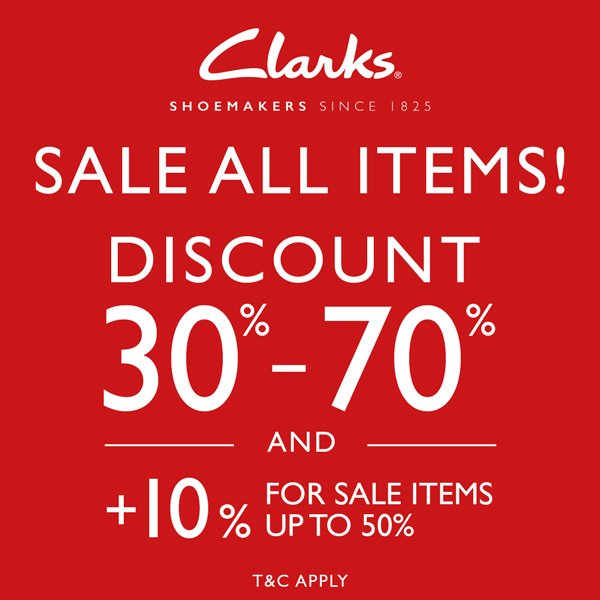  Discount Up to 70% from Clarks November 2017
