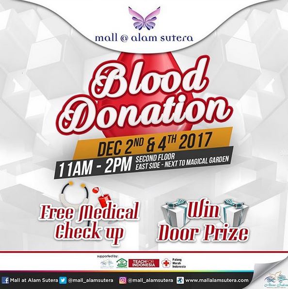  Event Blood Donation at Mall @ Alam Sutera November 2017