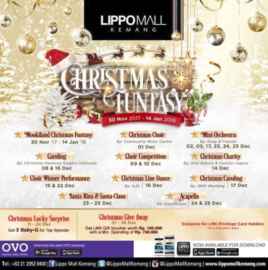  Christmas Funtasy di Lippo Mall Kemang November 2017