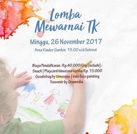  TK Coloring Competition at Level 21 Mall November 2017