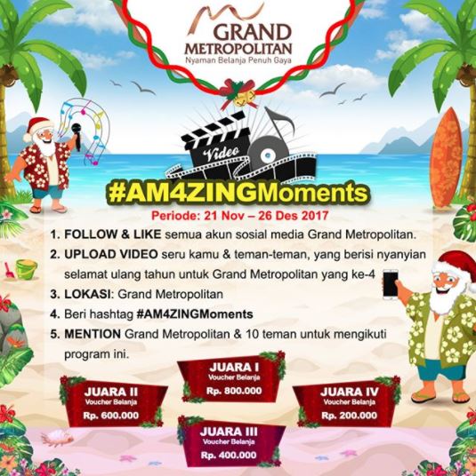  Am4zing Moment Competition at Grand Metropolitan Bekasi November 2017