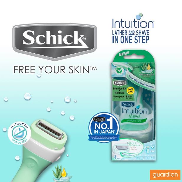 Schick Product Promotion at Guardian