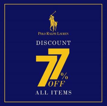  Discount Get 77%  from Polo December 2017