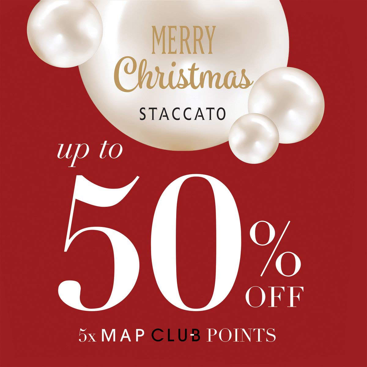  Diskon Hingga 50% dari Staccato Desember 2017
