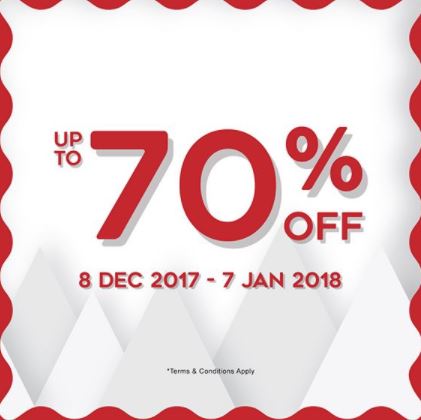 Joyful Sale Up to 70% in Wakai December 2017