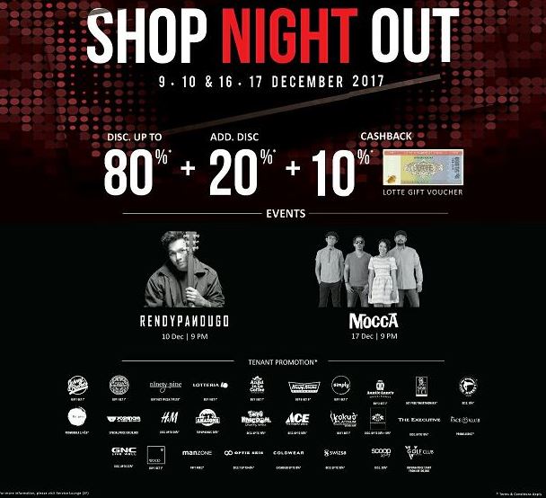  Shop Night Out di Lotte Shopping Avenue Desember 2017
