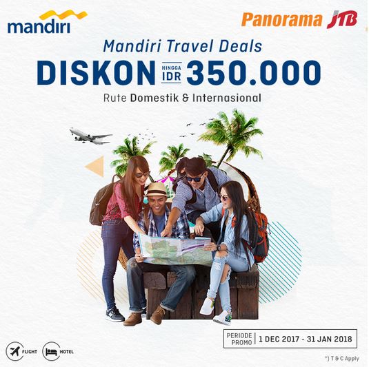  Mandiri Travel Deals from Panorama Tour December 2017