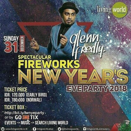  New Year's Eve Party 2018 at Living World Mall Alam Sutera December 2017