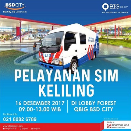  Mobile SIM Service at QBig BSD City December 2017
