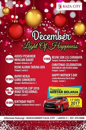  December Light Of Happines at Kaza City Surabaya December 2017