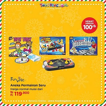  Discount Up to Rp 100,000 at Toys Kingdom December 2017