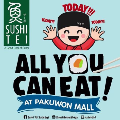  All You Can Eat at Sushi Tei December 2017