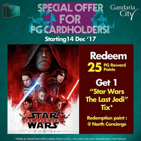  Free Ticket Star Wars at Gandaria City December 2017